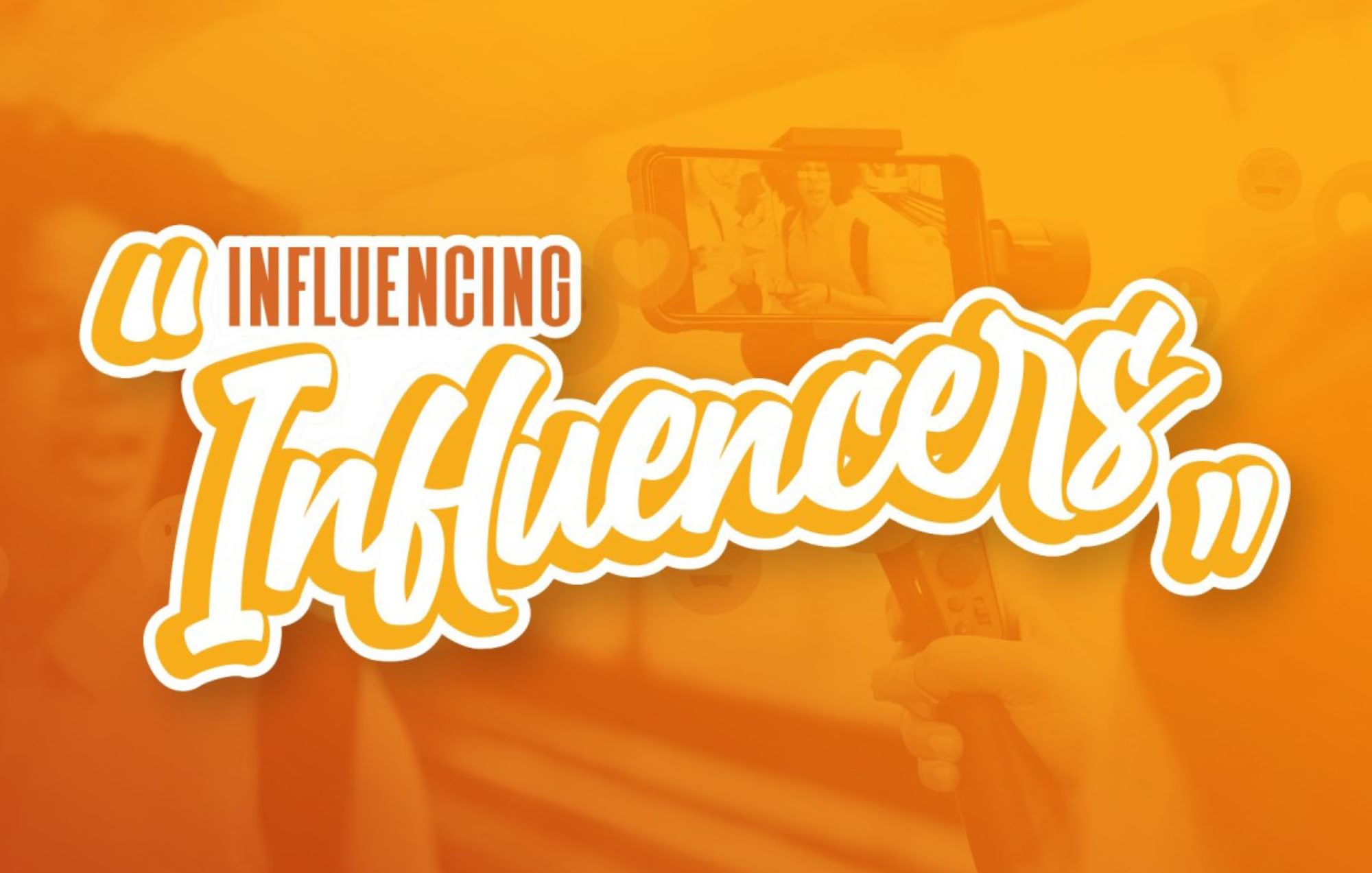 Influencing influencers graphic