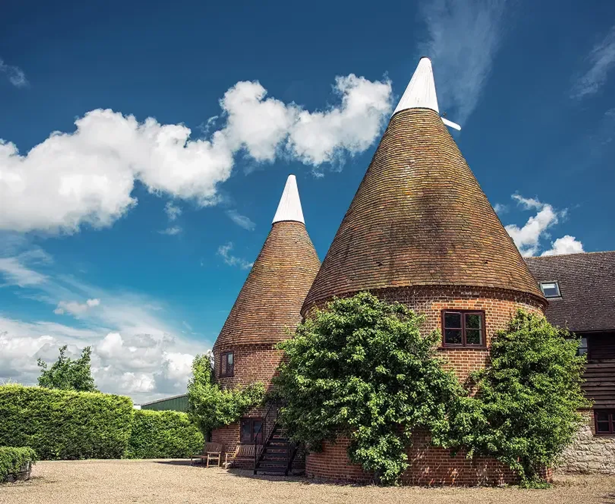 The n-fuze studios are based on a farm in stunning Kent oasts covered in pear trees